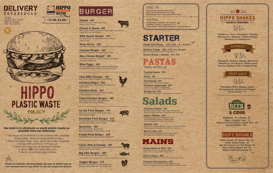 Burger Bistro Menu South Africa Extras