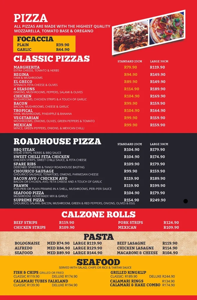 Burger box Menu Focaccia