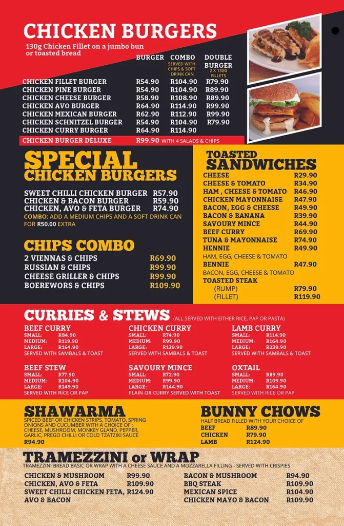 Burger box Menu Great Grills & Steaks