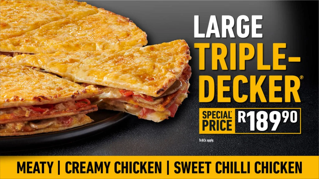 Debonairs Meat Pizzas & Chicken Pizzas