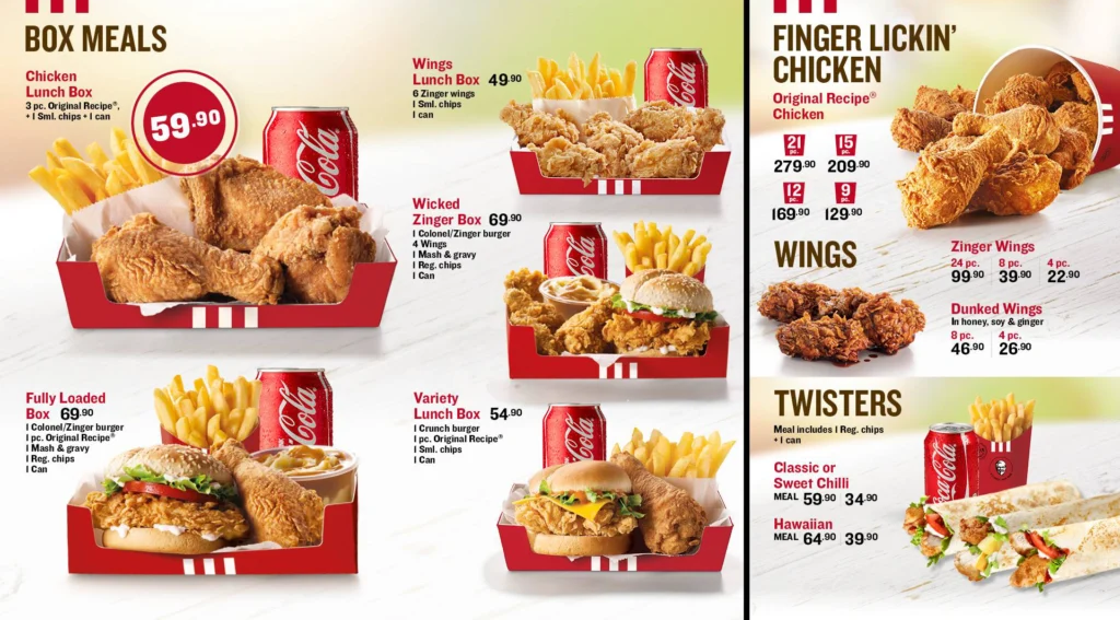 KFC New Menu