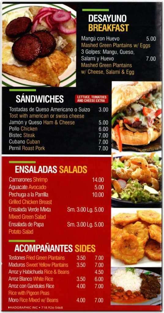 La Parada Pizzas Menu Prices