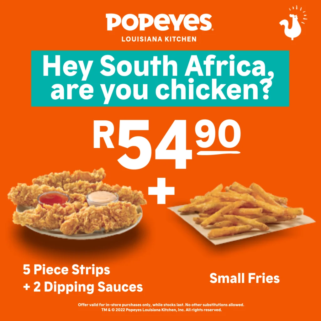 Popeyes Menu South Africa Sharing Meals