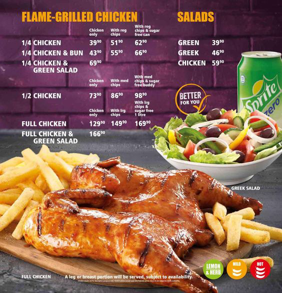 Steers Breakfast Menu With Updated Prices in South Africa