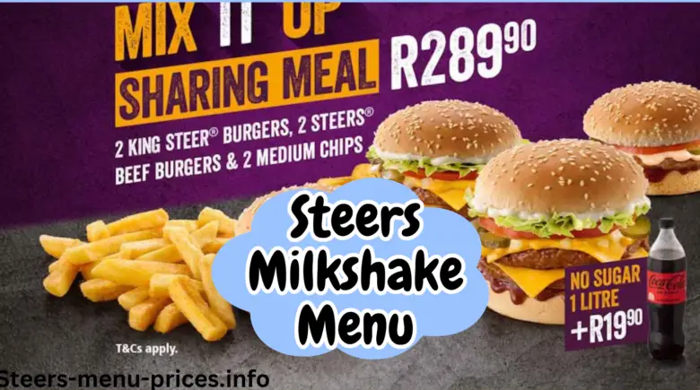 Steers Kids Meals & Cold Drinks