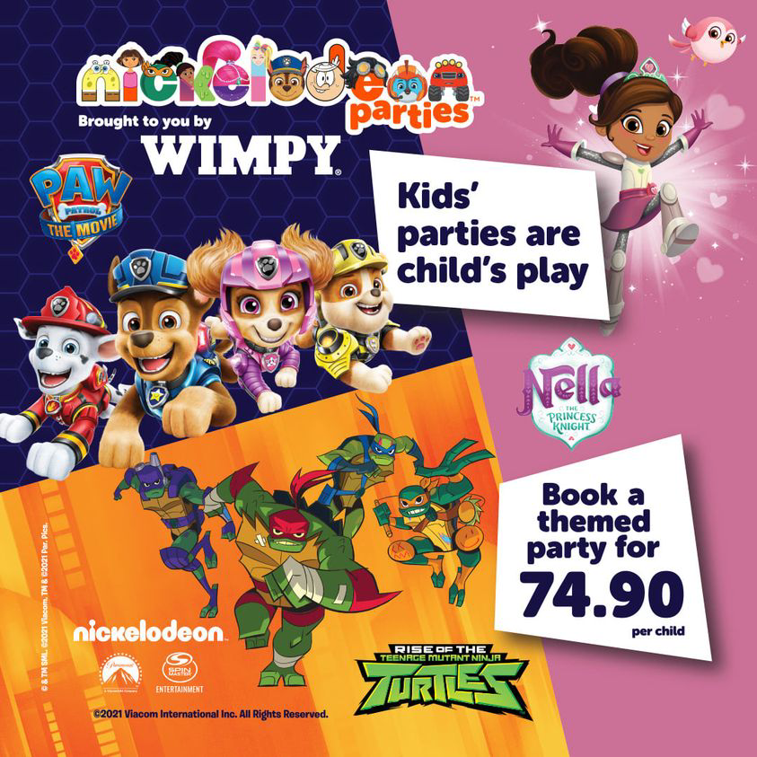 Wimpy’s Kids Menu