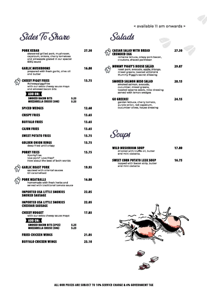 Big Bad Wolf Menu South Africa SALADS