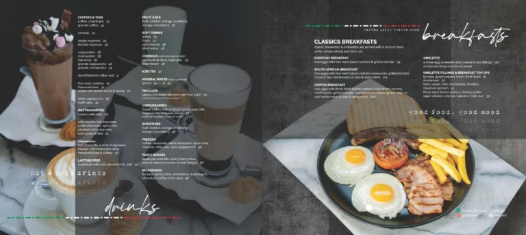 Cappuccinos Menu With Updated Prices in South Africa