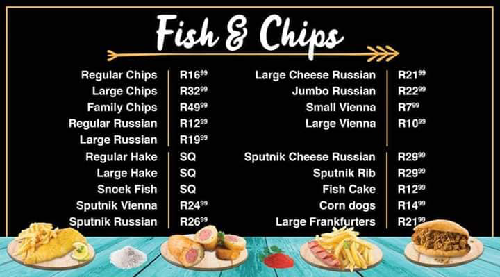 Fat Cake City Potchefstroom Menu