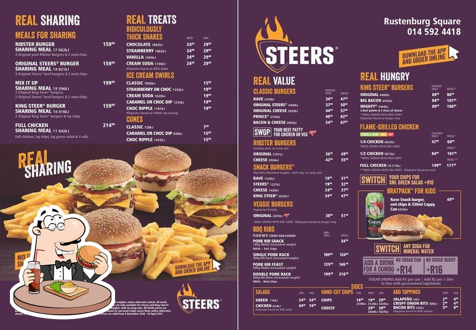 Steers Menu