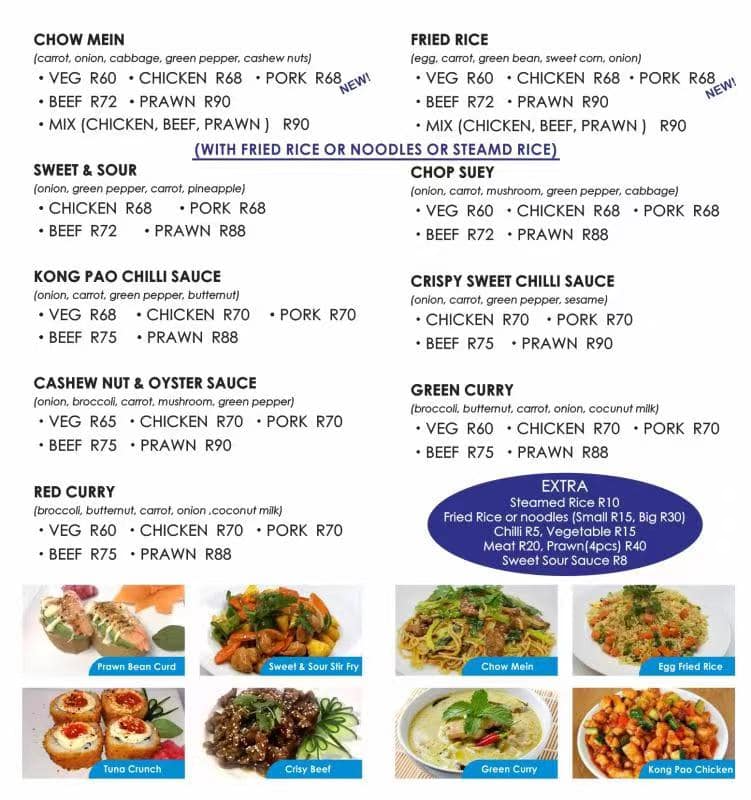 Tommys Sushi Menu South Africa Combos & Platters