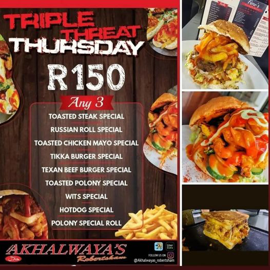 Akhalwaya’s Robertsham Menu With Updated Prices in South Africa 2024