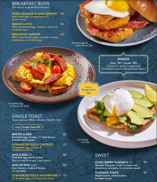 News Cafe Boksburg Menu South Africa ALL DAY BREAKFAST