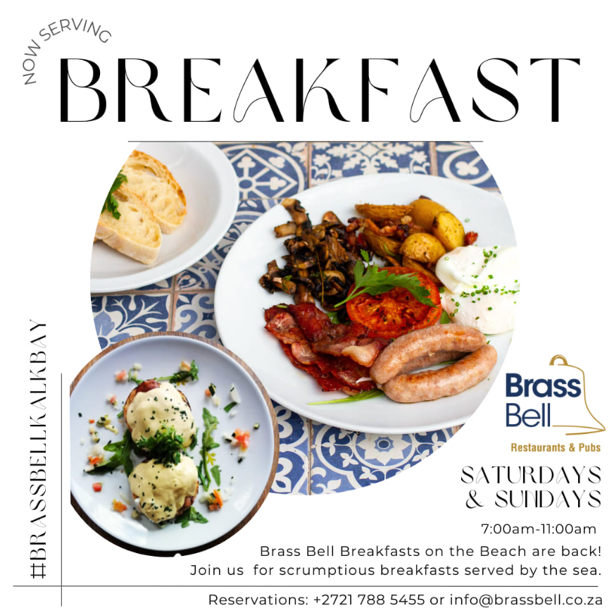 Brass Bell Kalk Bay Breakfast Menu