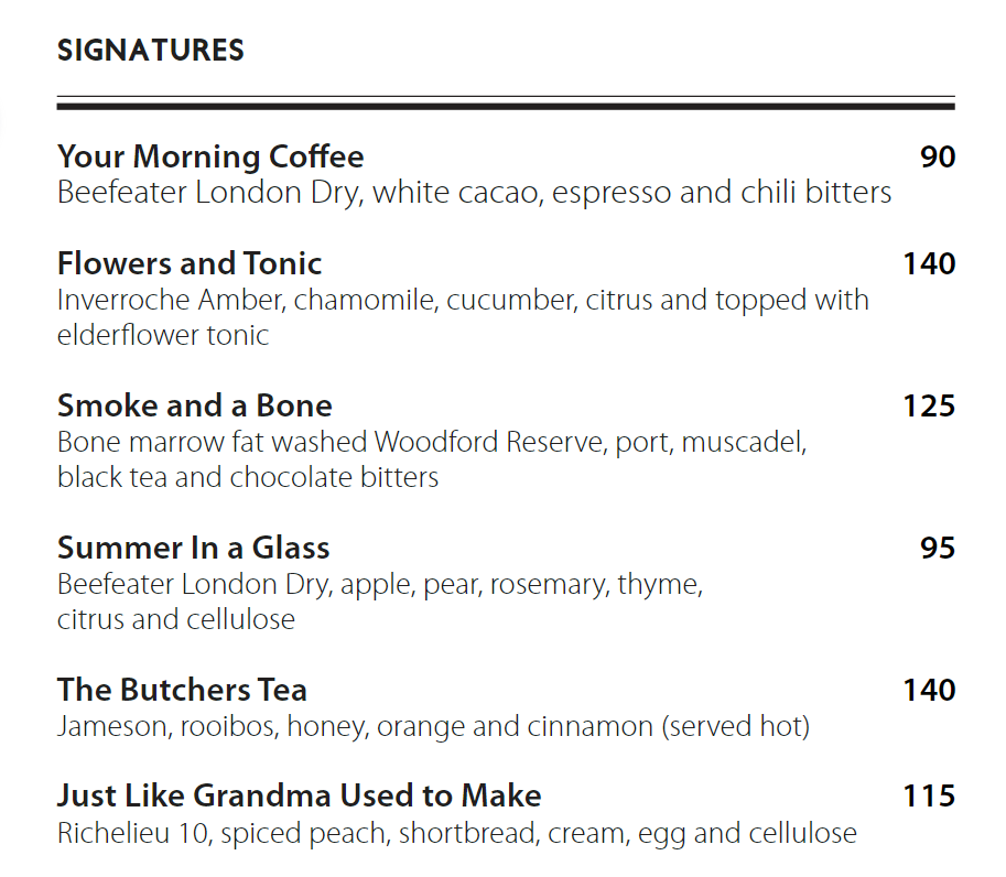 The Blockman Bar Signatures Menu 