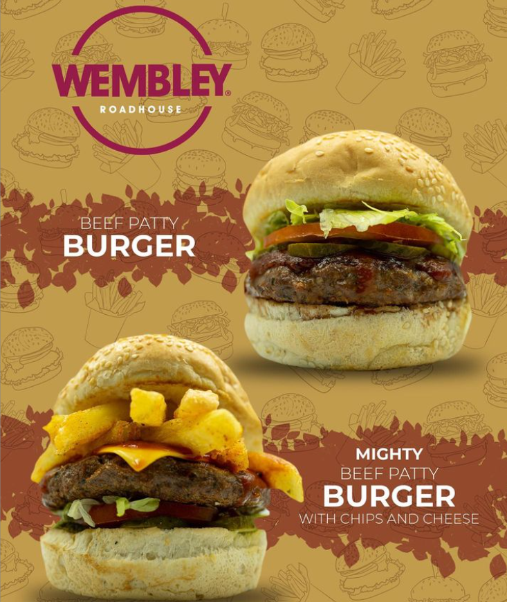  Wembley Roadhouse Burgers Menu