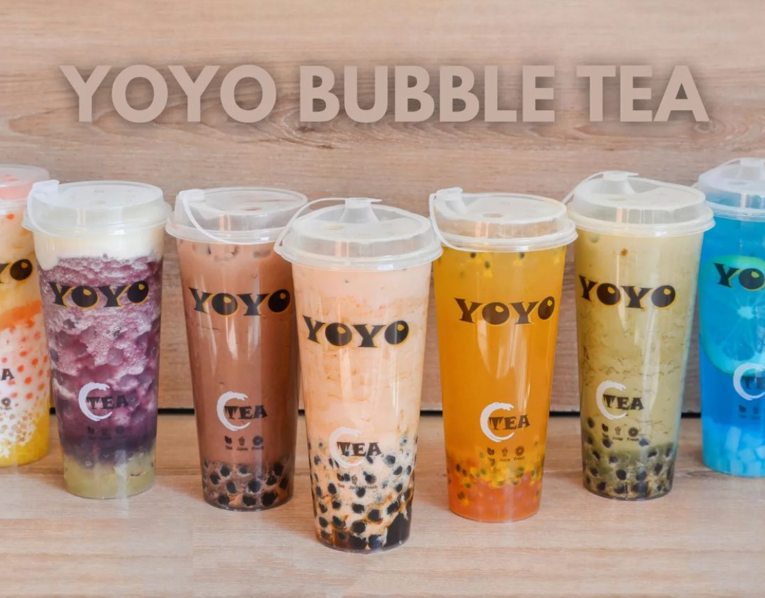 Yoyo Bubble Tea South Africa Tea Series Menu 